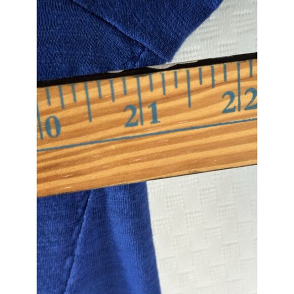 Chicos Modal Cotton Tee Womens Long Sleeve Shirt Blue Casual Large 2 - Picture 7 of 8